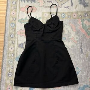 Polly Black Mini Dress